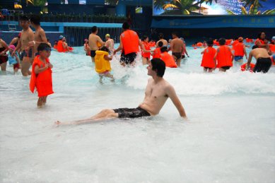 Water Cube two years after the Beijing Olympics