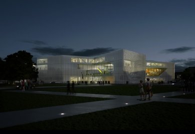 OMA zvítězila v soutěži na novou knihovnu ve francouzském Caen - foto: Office for Metropolitan Architecture