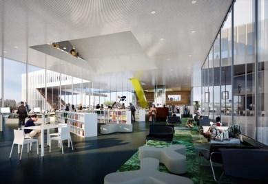 OMA zvítězila v soutěži na novou knihovnu ve francouzském Caen - foto: Office for Metropolitan Architecture