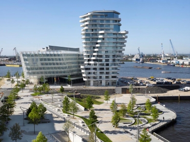 Hamburk v Praze - Unilever and Marco Polo Tower, pohled severní, Behnisch Architekten - foto: archiv Behnisch Architekten