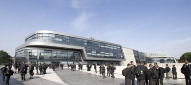Gymnázium v Brixtonu od Zahy Hadid - foto: Zaha Hadid Architects