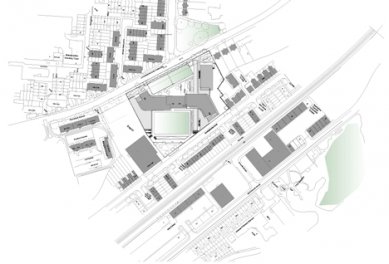 Gymnázium v Brixtonu od Zahy Hadid - Situace - foto: Zaha Hadid Architects