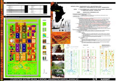 Kampus lékařské univerzity Ghana – výsledky soutěže  - foto: Marie Pavlasová (FUA TUL)