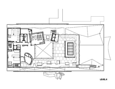 Koncertní sál v Miami od Franka Gehryho - Level 6 - foto: Courtesy of Frank Gehry Partners, LLP