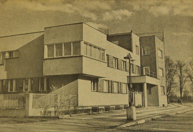 Královéhradecký architekt a urbanista Oldřich Liska - Oldřich Liska, vila Aloise Švorčíka v Hradci Králové, 1932 - foto: archiv autora