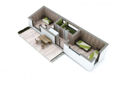 The project "Growing Houses" BydleniDnes was showcased at the Wooden Buildings fair 2011