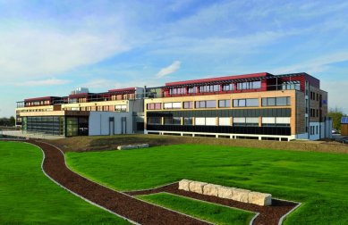 FERMACELL fiber gypsum boards in the world's most energy-efficient office building - Solar facade of the south side