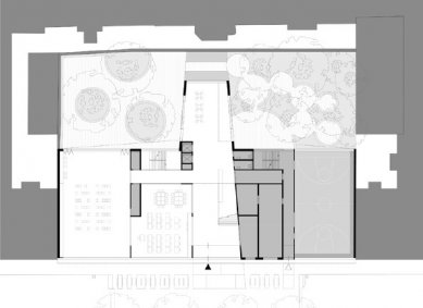 Winning project of the vocational school in Vienna by AllesWirdGut - Ground floor plan - foto: AllesWirdGut