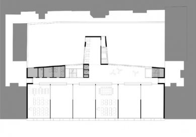 Winning project of the vocational school in Vienna by AllesWirdGut - Ground floor plan - foto: AllesWirdGut