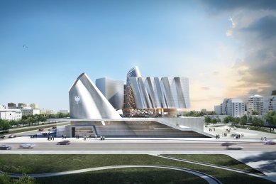 COOP HIMMELB(L)AU's winning scheme for 'The New Parliamentary Complex of the Republic of Albania' officially confirmed - foto: © COOP HIMMELB(L)AU