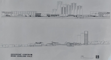 Pavel Krchňák - Obvodové centrum Královo Pole (nerealizované)